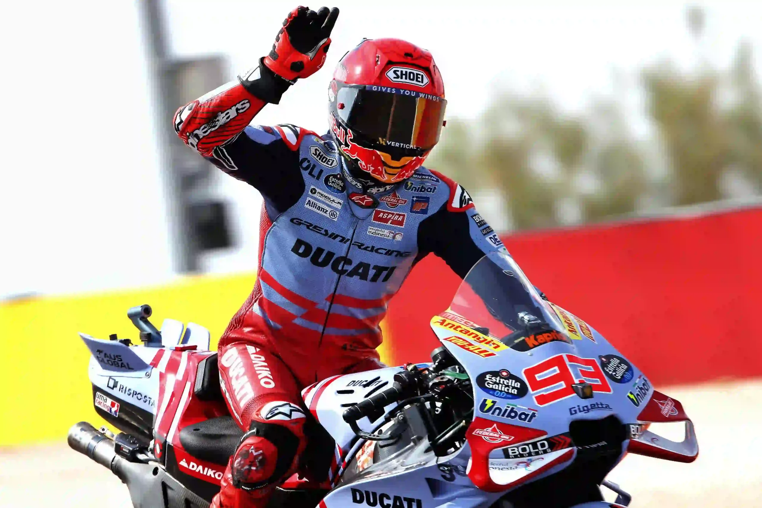 Marc Márquez crashed and sustained injuries during the 2020 season's Jerez round.