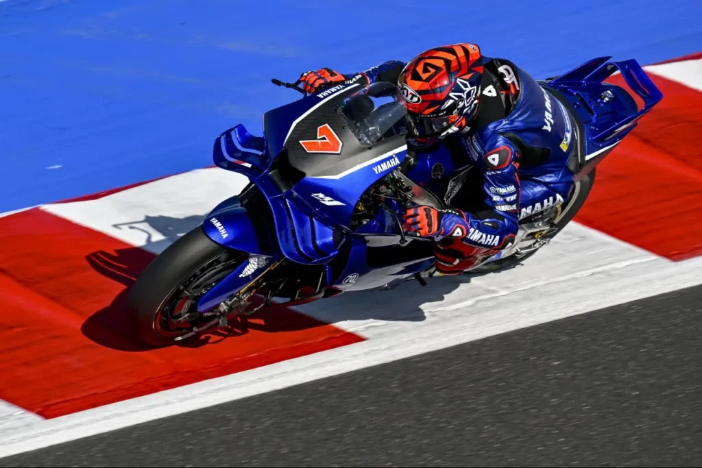 Augusto Fernández during MotoGP testing