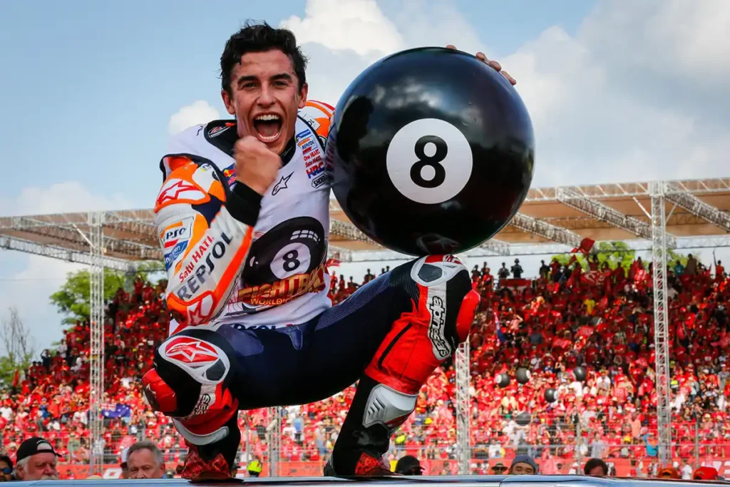 Marc Márquez wins the 2018 MotoGP World Championship